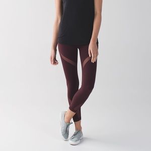 Lululemon Wunder Under High-Rise Legging w/ Mesh